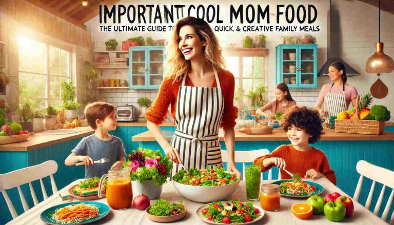 ImportantCool MomFood The Ultimate Guide to Healthy, Quick, and Creative Family Meals